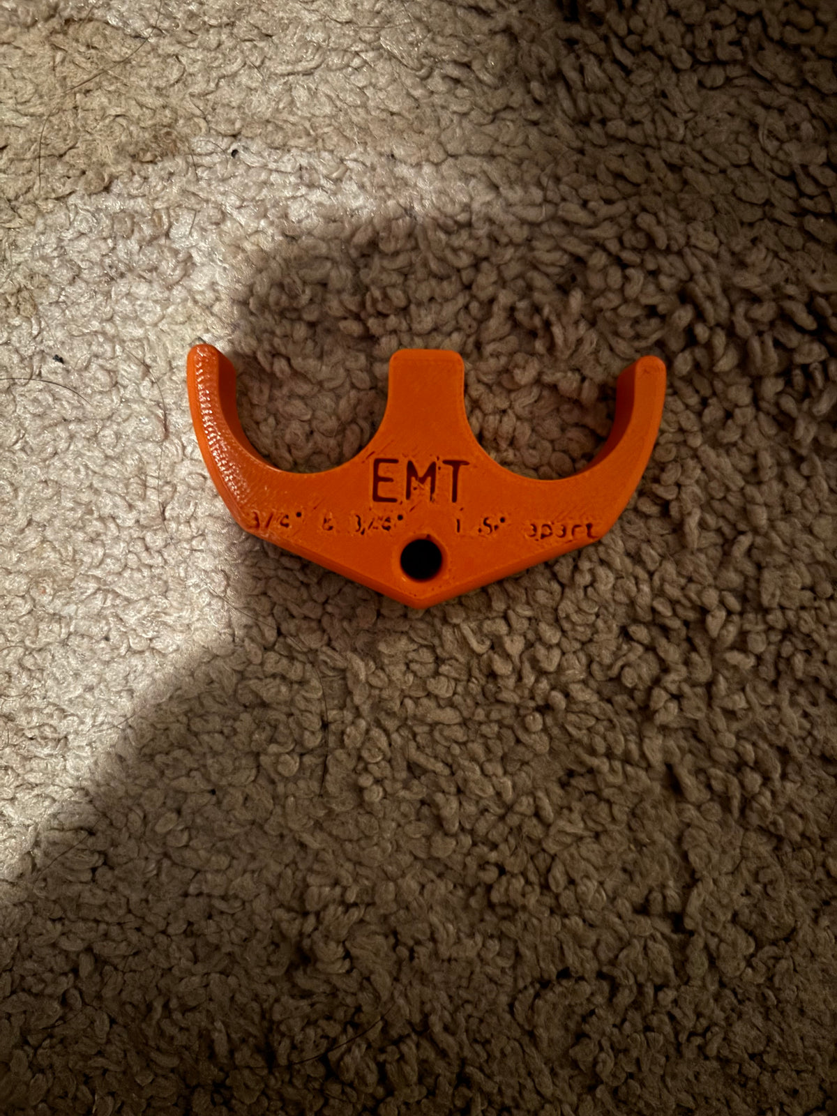 3/4" EMT and 3/4" EMT