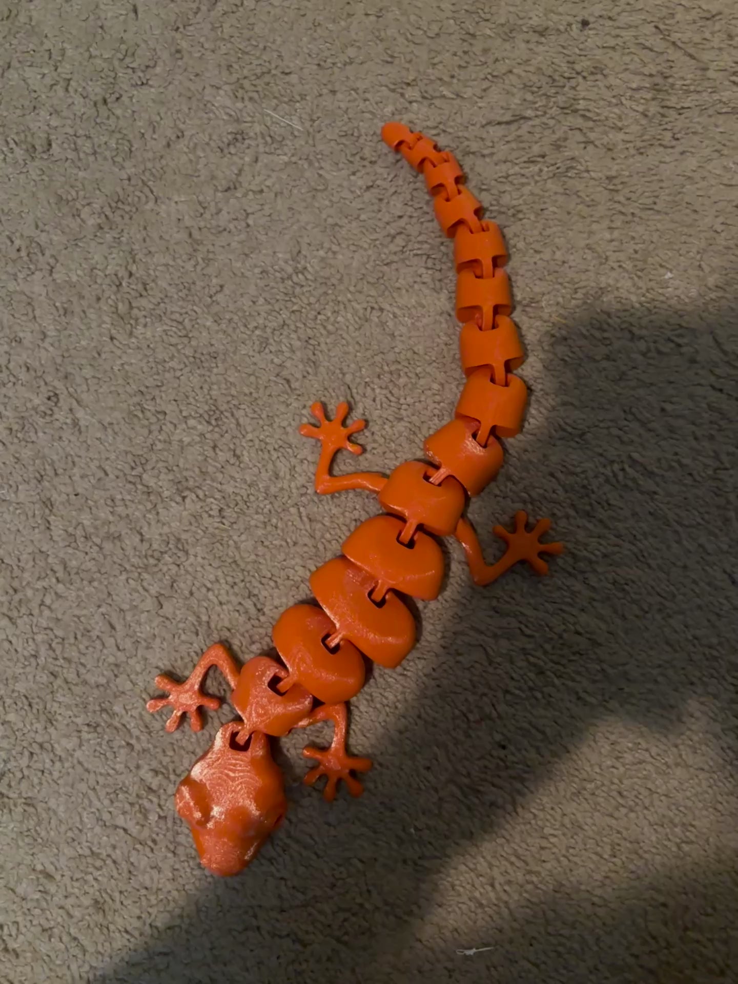 orange lizard